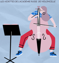 Les vedettes de l&rsquo;Académie russe du violoncelle à Paris 