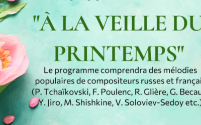 CONCERT : musique classique et populaire russe et fraçaise.