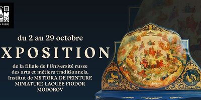 Exposition de l’Institut de la peinture miniature sur laque de Mstiora-Fiodor Modorov