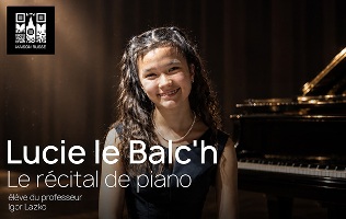 Récital de piano de la toute jeune pianiste Lucie Le Balc’h